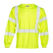 Kishigo Long Sleeve Class 3 T-Shirt in Hi-Vis Yellow